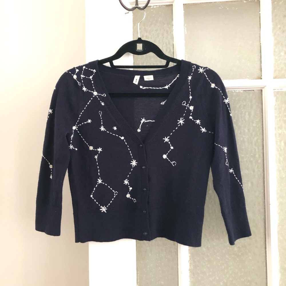 Anthropologie constellation cardigan